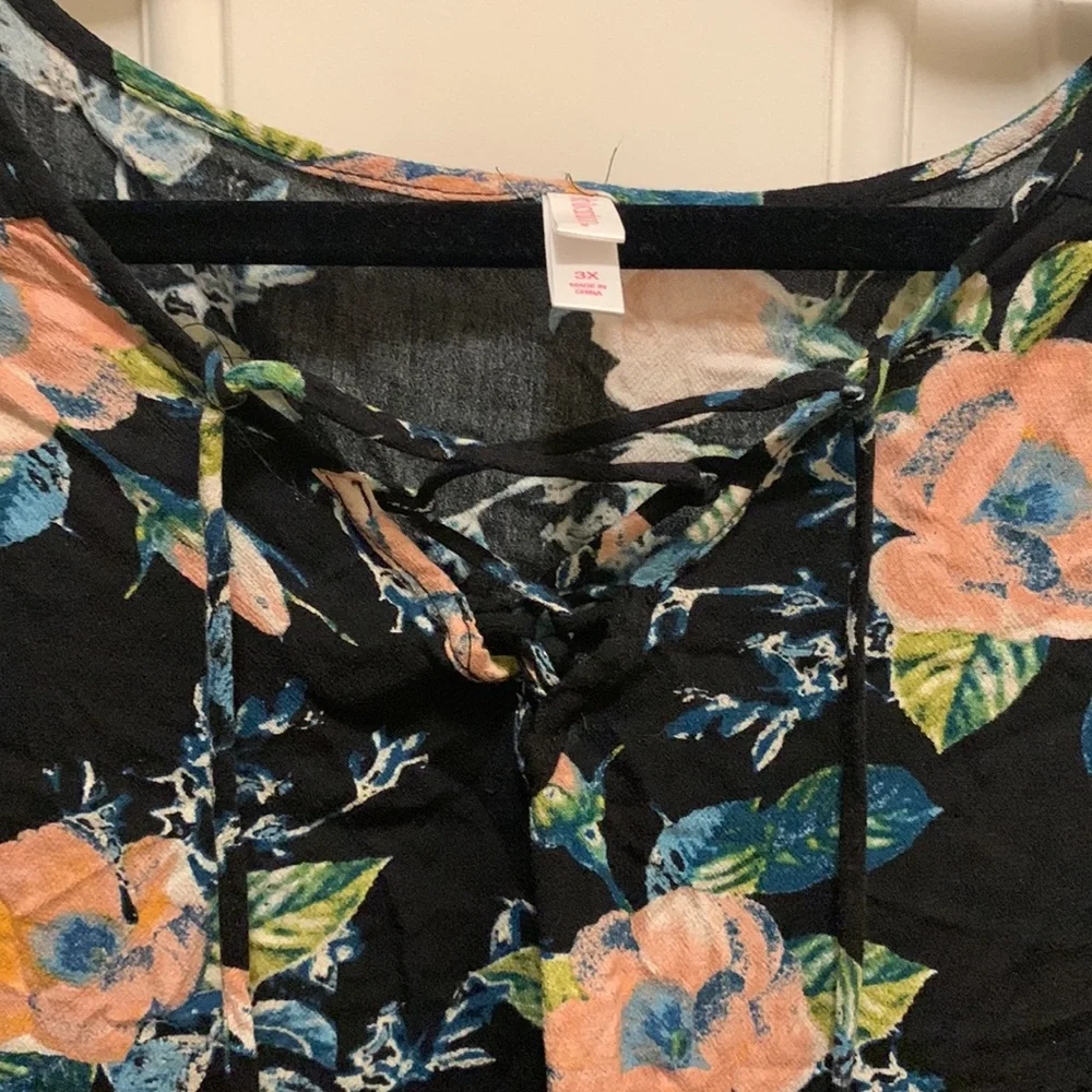 Black floral dress from target. - Picture 4 of 5